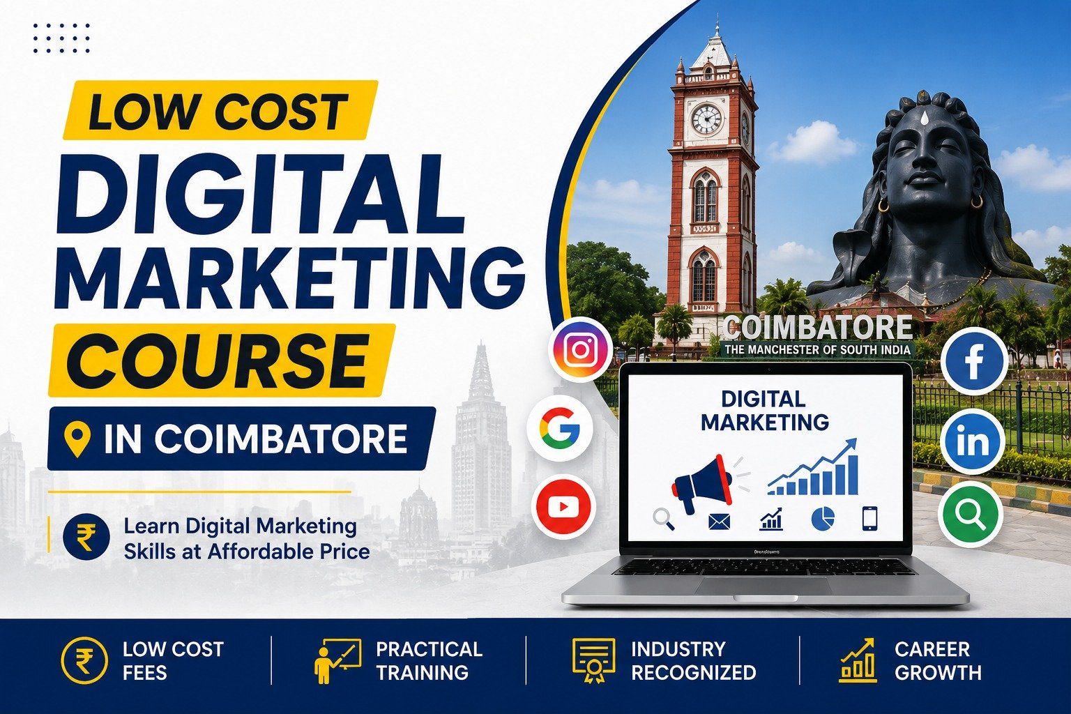 Low Cost Digital Marketing Course in Coimbatore Tamilnadu